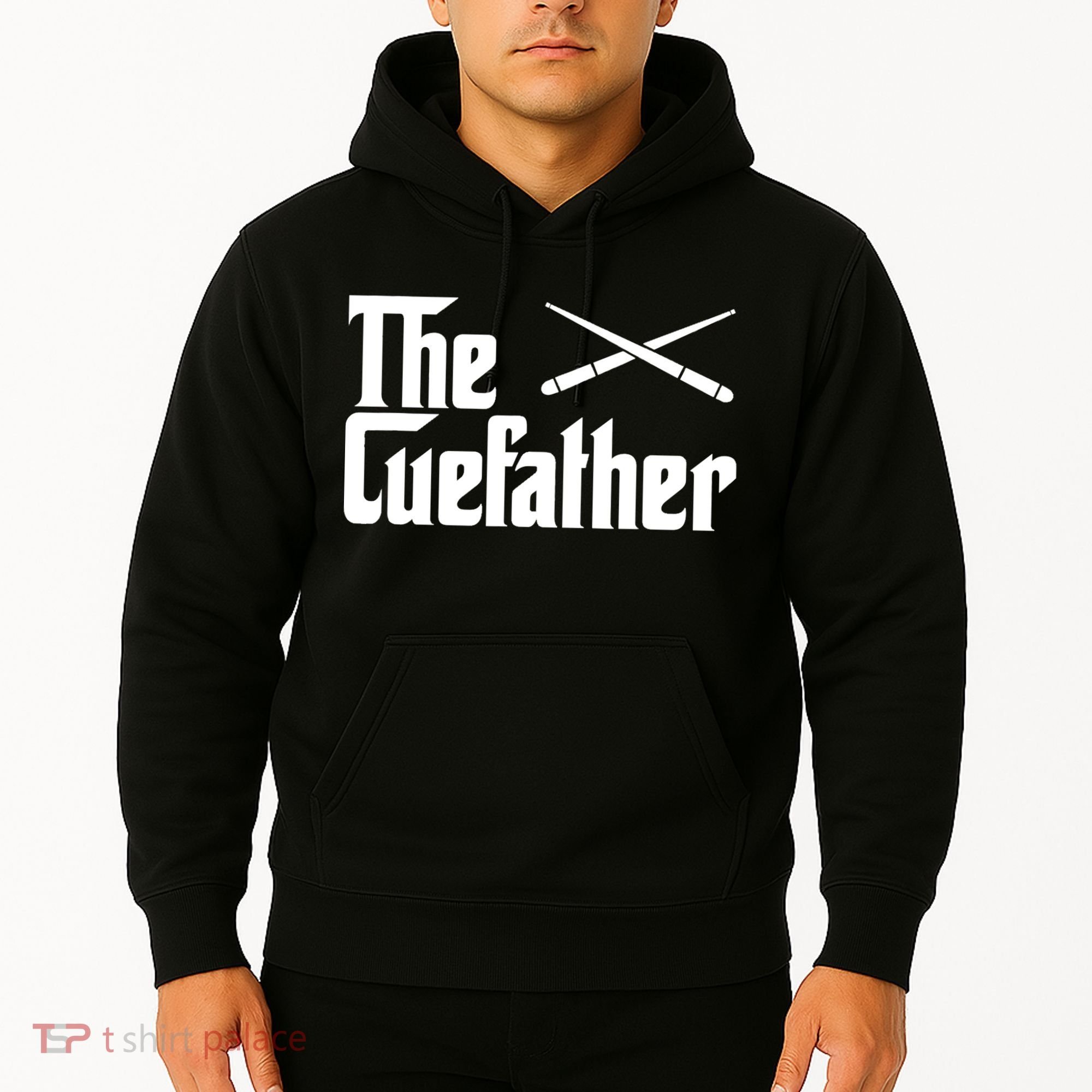Funny The Cue Father Gift Funny Pool Billiards Player Gift Hoodie