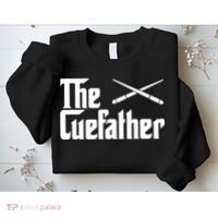 Funny The Cue Father Gift Funny Pool Billiards Player Gift Sweatshirt thumb 2
