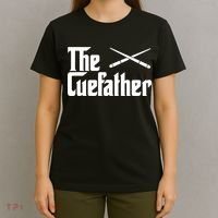 Funny The Cue Father Gift Funny Pool Billiards Player Gift T-Shirt thumb 4