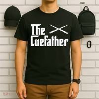 Funny The Cue Father Gift Funny Pool Billiards Player Gift T-Shirt thumb 6