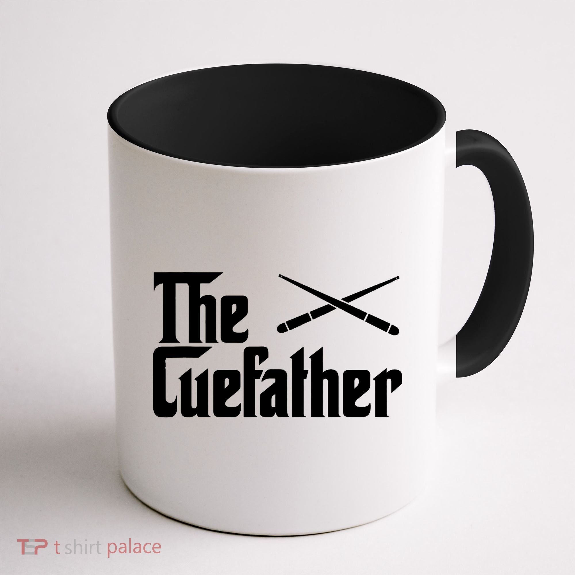 Funny The Cue Father Gift Funny Pool Billiards Player Gift Coffee Mug