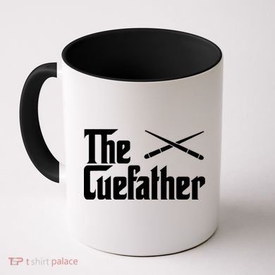 Funny The Cue Father Gift Funny Pool Billiards Player Gift Coffee Mug
