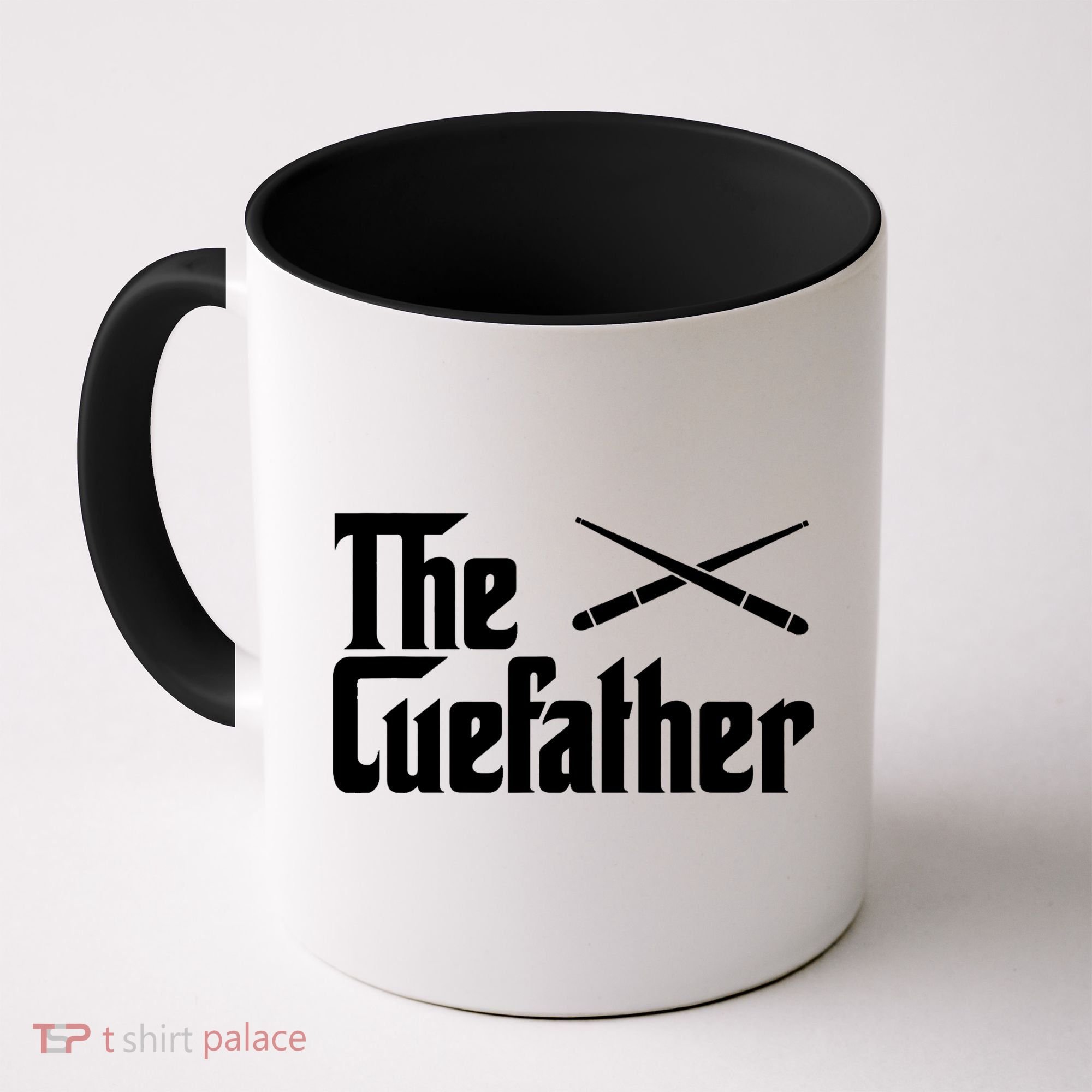 Funny The Cue Father Gift Funny Pool Billiards Player Gift Coffee Mug