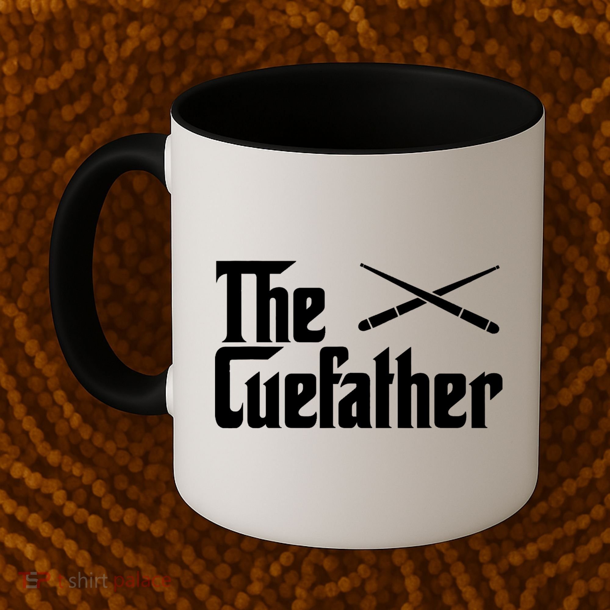 Funny The Cue Father Gift Funny Pool Billiards Player Gift Coffee Mug