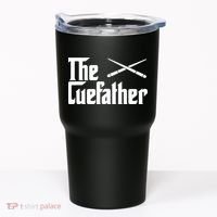 Funny The Cue Father Gift Funny Pool Billiards Player Gift Tumbler thumb 0