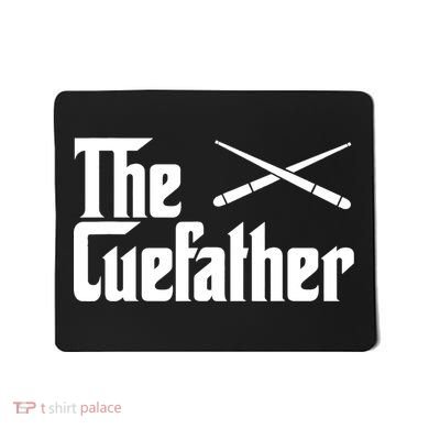 Funny The Cue Father Gift Funny Pool Billiards Player Gift Mousepad
