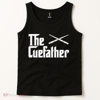 Funny The Cue Father Gift Funny Pool Billiards Player Gift Tank Top thumb 2