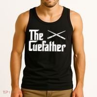Funny The Cue Father Gift Funny Pool Billiards Player Gift Tank Top thumb 3