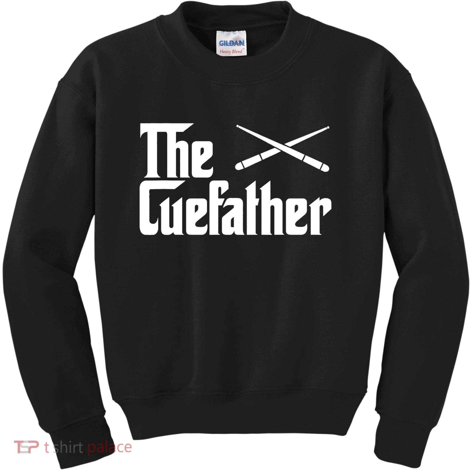 Funny The Cue Father Gift Funny Pool Billiards Player Gift Kids Sweatshirt