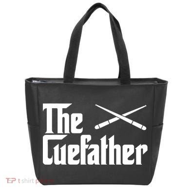 Funny The Cue Father Gift Funny Pool Billiards Player Gift Tote Bag