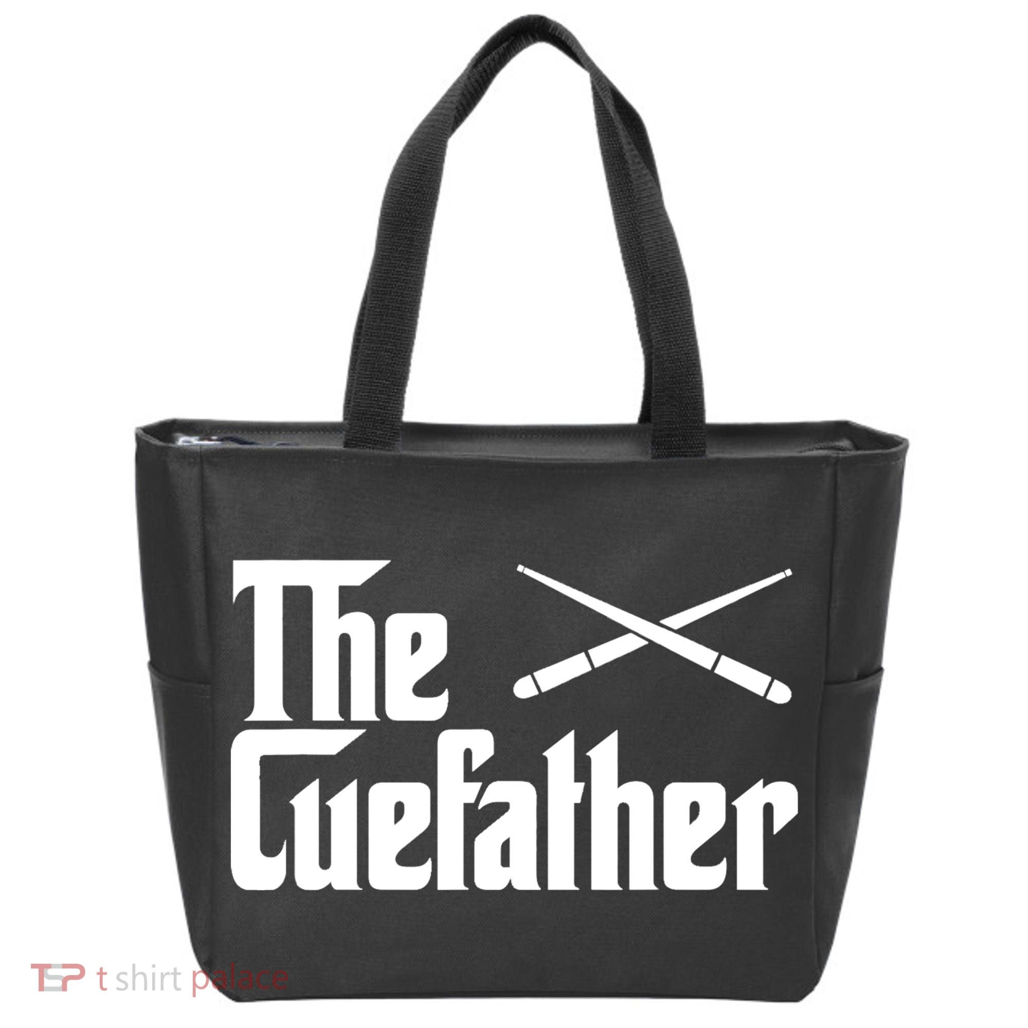 Funny The Cue Father Gift Funny Pool Billiards Player Gift Tote Bag