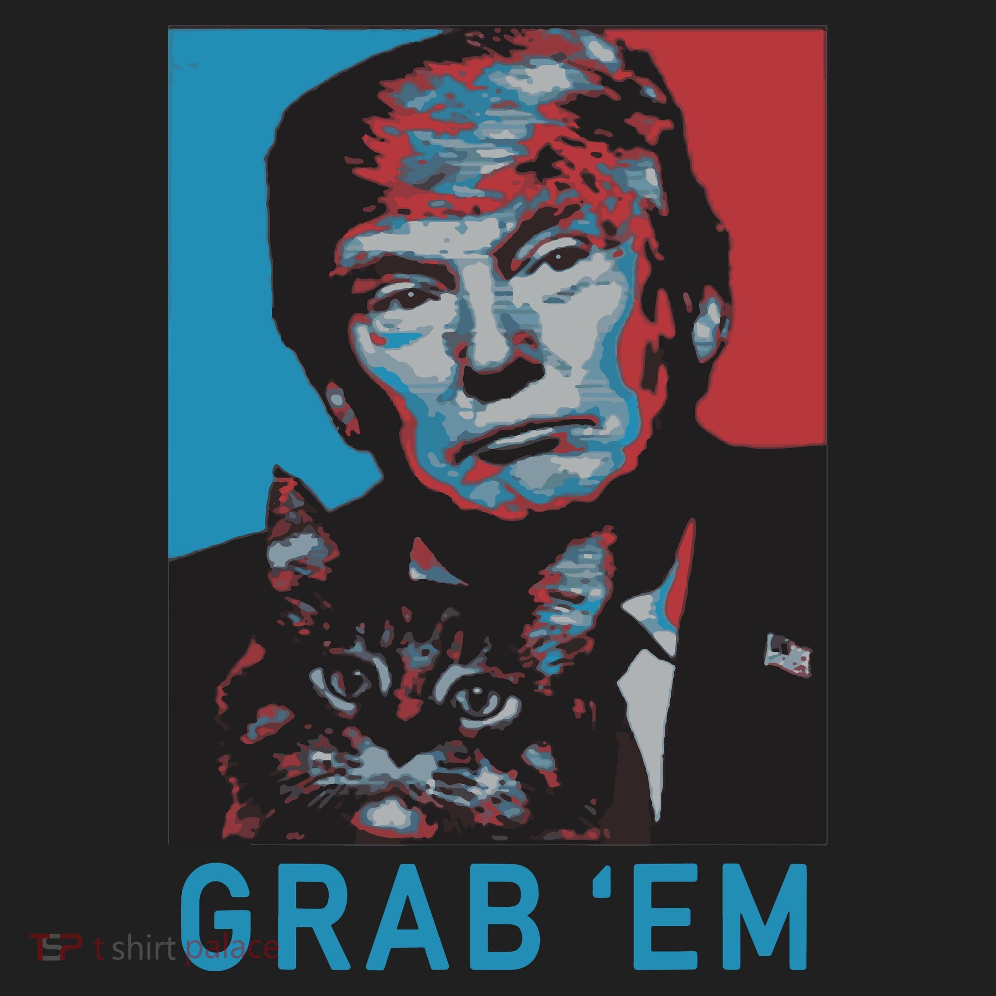 Funny Trump Cat Grab Em Cat Hat