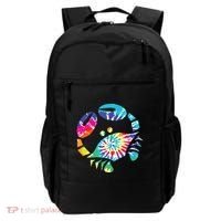Fun Toy Crab Illustration Tie Dye Graphic Tee Backpack thumb 0
