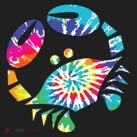 Fun Toy Crab Illustration Tie Dye Graphic Tee 15oz Campfire Ceramic Mug thumb 2