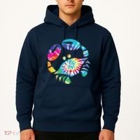 Fun Toy Crab Illustration Tie Dye Graphic Tee Hoodie thumb 2