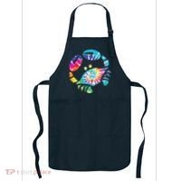 Fun Toy Crab Illustration Tie Dye Graphic Tee Apron thumb 0