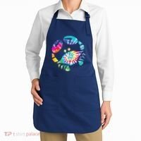 Fun Toy Crab Illustration Tie Dye Graphic Tee Apron thumb 2