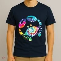 Fun Toy Crab Illustration Tie Dye Graphic Tee T-Shirt thumb 3