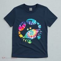 Fun Toy Crab Illustration Tie Dye Graphic Tee T-Shirt thumb 5