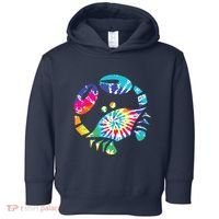 Fun Toy Crab Illustration Tie Dye Graphic Tee Toddler Hoodie thumb 0