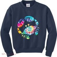 Fun Toy Crab Illustration Tie Dye Graphic Tee Kids Sweatshirt thumb 0