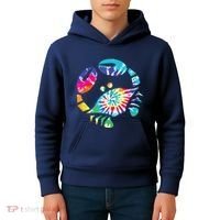 Fun Toy Crab Illustration Tie Dye Graphic Tee Kids Hoodie thumb 4