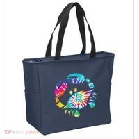 Fun Toy Crab Illustration Tie Dye Graphic Tee Tote Bag thumb 2
