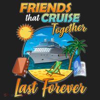 Friends That Cruise Together Last Forever Women's Sweatshirt thumb 2