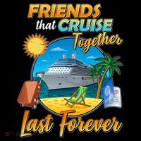 Friends That Cruise Together Last Forever Ornament thumb 1
