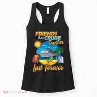 Friends That Cruise Together Last Forever Women's Tank Top thumb 0