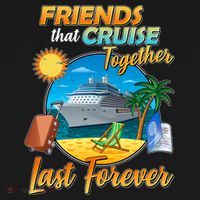 Friends That Cruise Together Last Forever Baby Bodysuit thumb 2