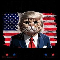 Funny Trump Cat 9 Lives Baby Nine Lives Cat Coffee Mug thumb 5
