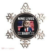 Funny Trump Cat 9 Lives Baby Nine Lives Cat Ornament thumb 0