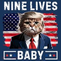 Funny Trump Cat 9 Lives Baby Nine Lives Cat Women's Tank Top thumb 5