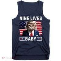 Funny Trump Cat 9 Lives Baby Nine Lives Cat Tank Top thumb 0