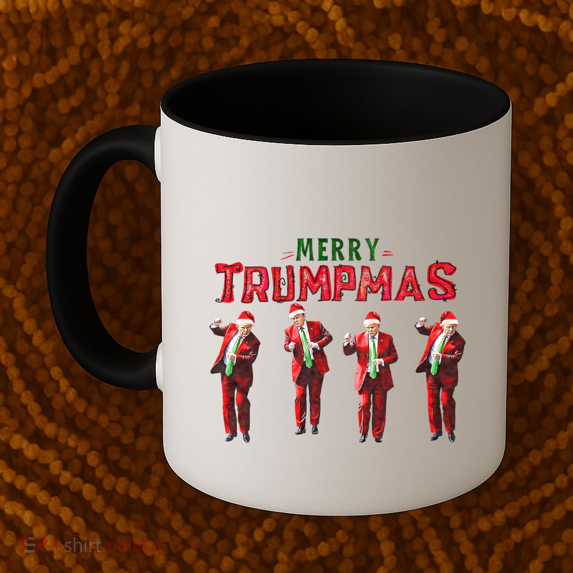 Funny Trump Dance Santa Claus Merry Trumpmas Christmas Coffee Mug