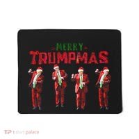 Funny Trump Dance Santa Claus Merry Trumpmas Christmas Mousepad thumb 0