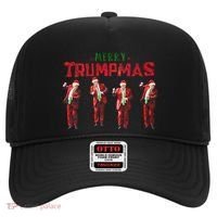 Funny Trump Dance Santa Claus Merry Trumpmas Christmas Hat thumb 0