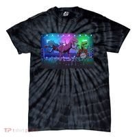 Funny Trex Dinosaurs Rock Band Concert Tie-Dye T-Shirt thumb 0