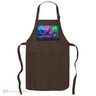 Funny Trex Dinosaurs Rock Band Concert Apron
