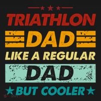 Funny Triathlon Dad Like A Regular Dad But Cooler Cute Gift Pajama Set thumb 2