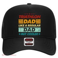 Funny Triathlon Dad Like A Regular Dad But Cooler Cute Gift Hat thumb 0