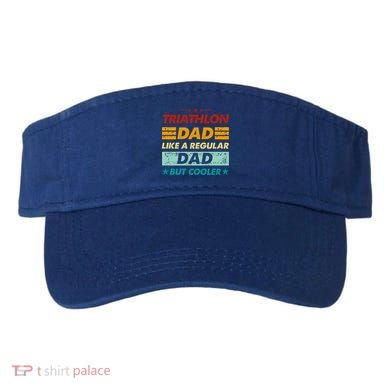 Funny Triathlon Dad Like A Regular Dad But Cooler Cute Gift Visor