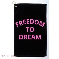 Freedom To Dream Golf Towel thumb 0