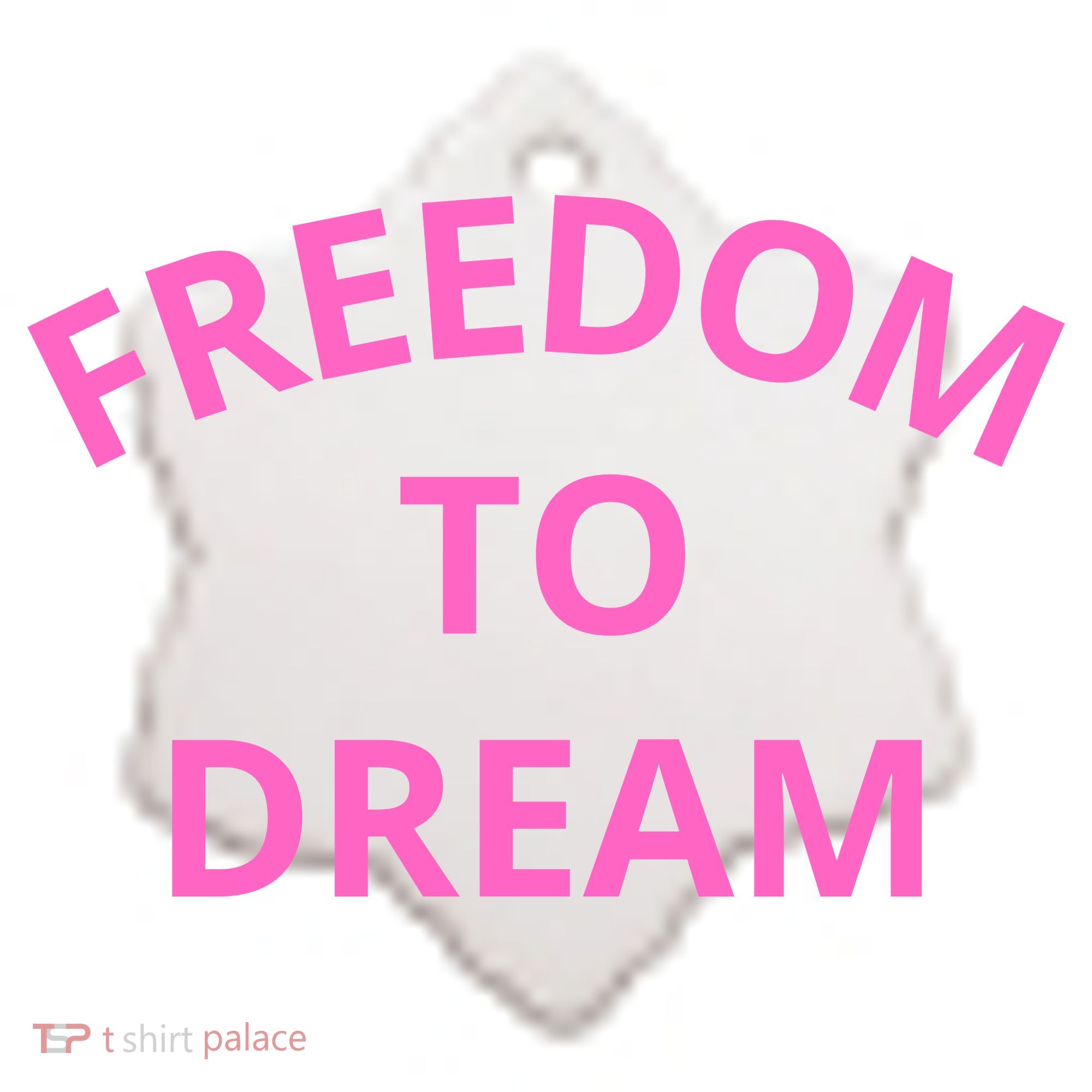 Freedom To Dream Ceramic Ornament