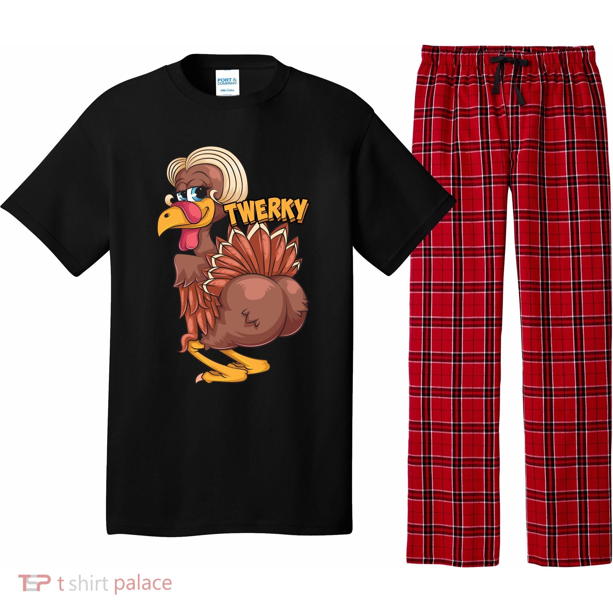 Funny Twerky Dance Cute Love Twerk Dancing Thanksgiving Gift Sweatshir Pajama Set