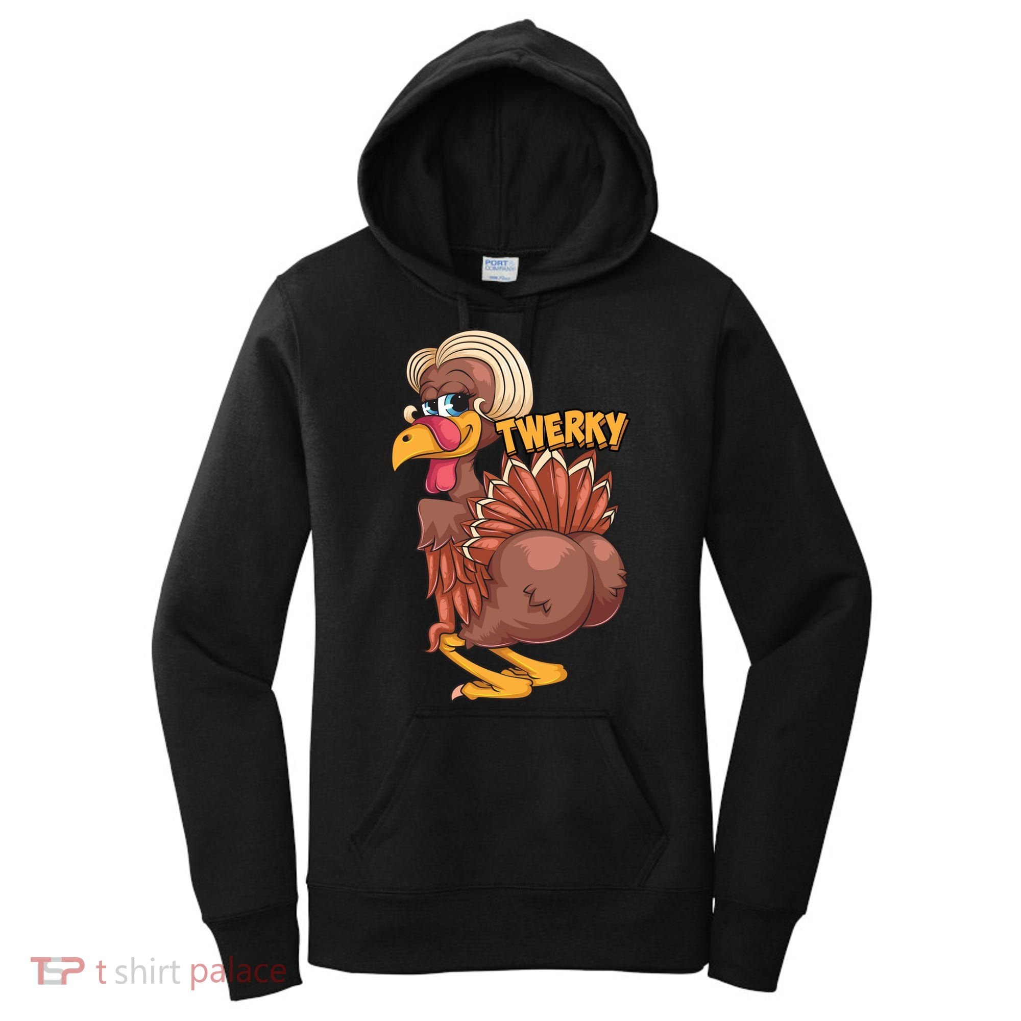 Funny Twerky Dance Cute Love Twerk Dancing Thanksgiving Gift Sweatshir Women's Hoodie