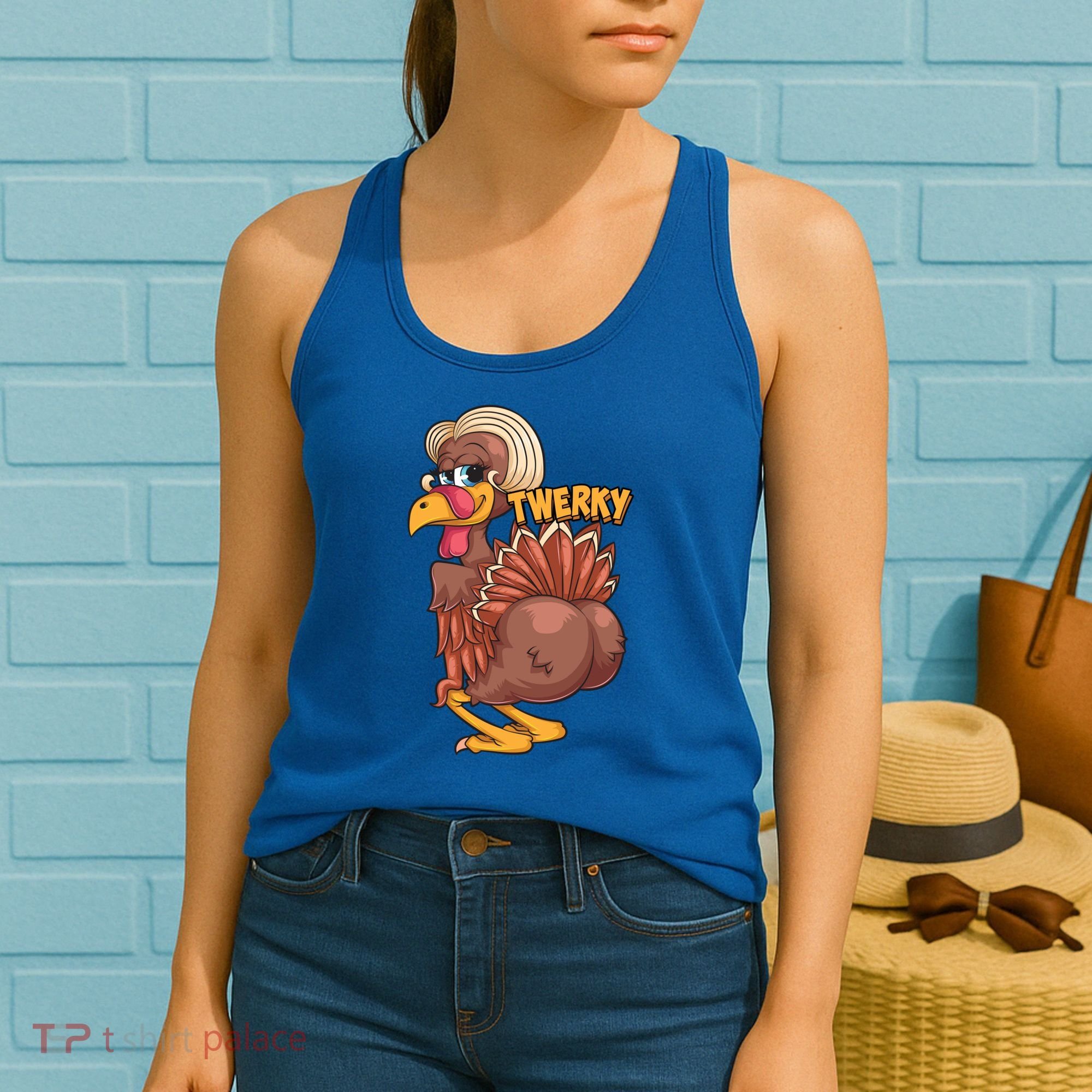 Funny Twerky Dance Cute Love Twerk Dancing Thanksgiving Gift Sweatshir Women's Tank Top