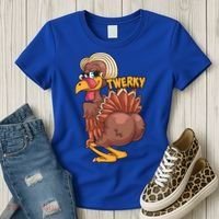 Funny Twerky Dance Cute Love Twerk Dancing Thanksgiving Gift Sweatshir Women's T-Shirt thumb 3