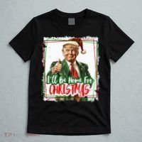 Funny Trump Daddys Home Christmas Again 2024 2028 T-Shirt thumb 5